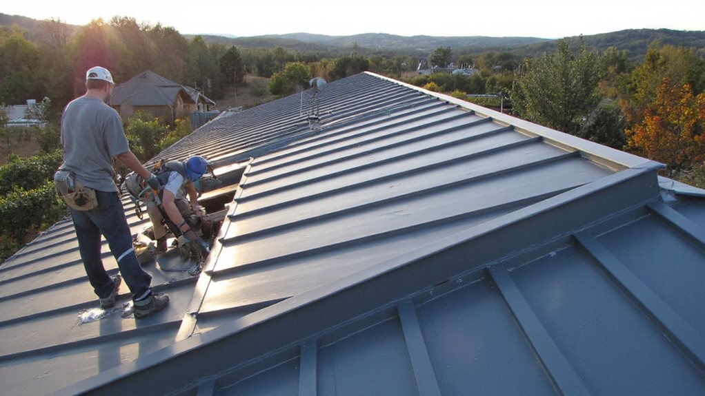 metal roof installation process