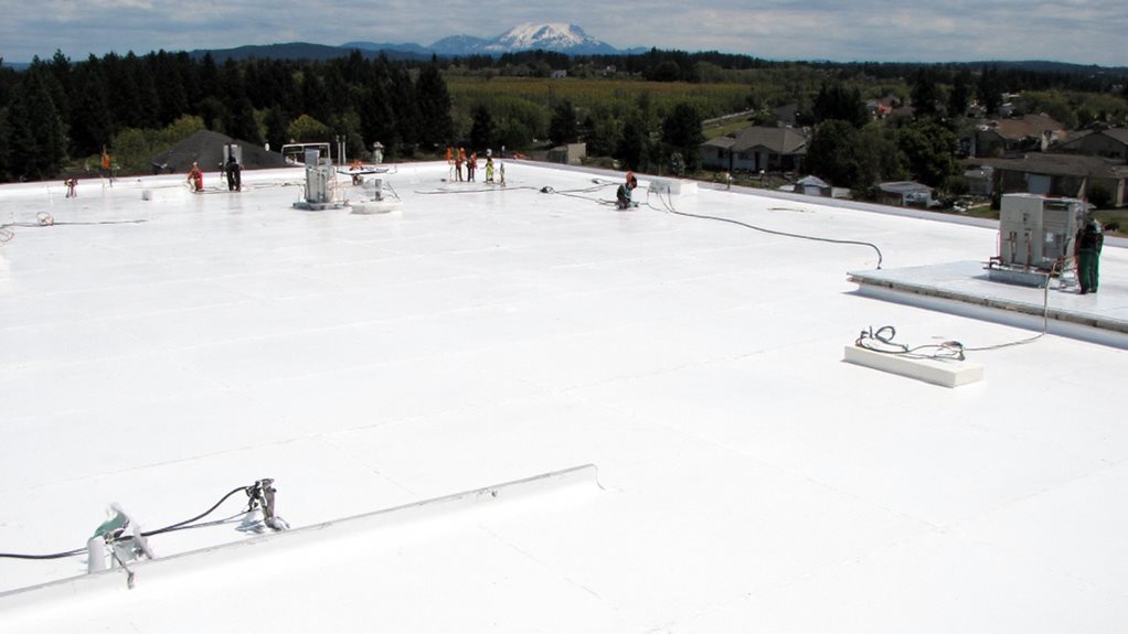 meticulous commercial roof installation