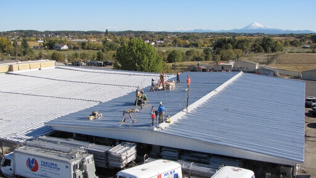 professional commercial roof installation