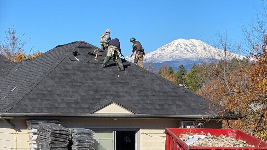 roof installation services offered