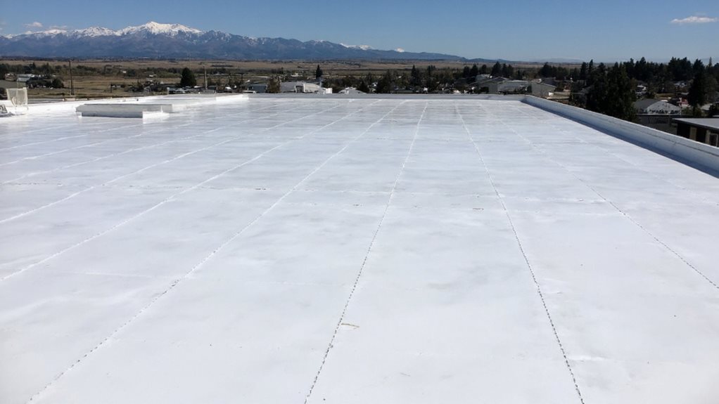 seamless commercial roof installation