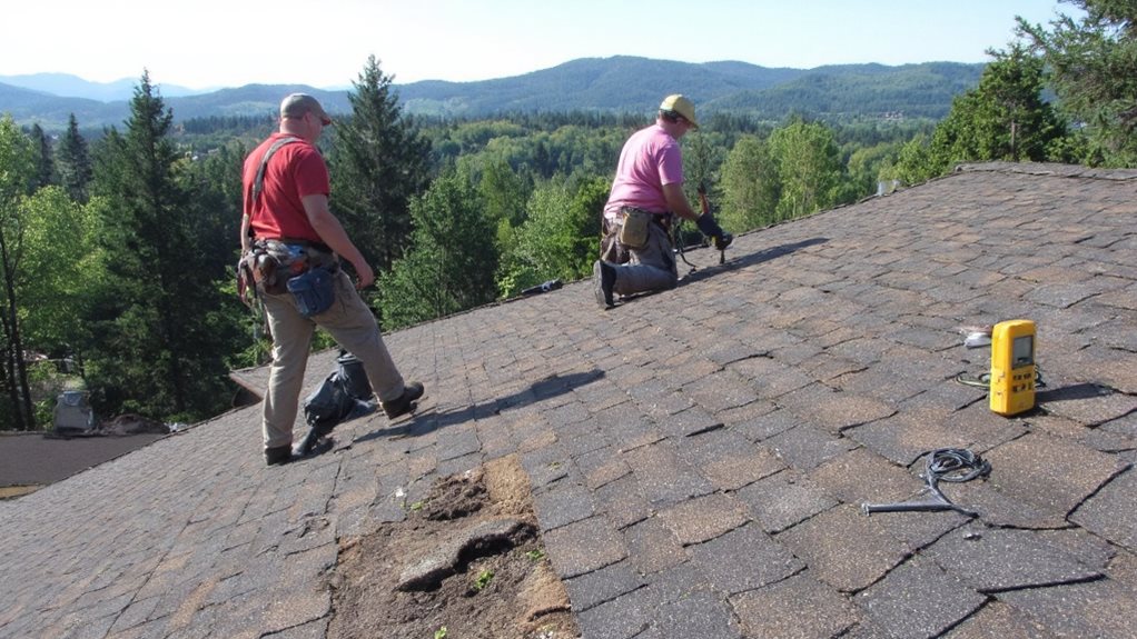 thorough roof inspection process