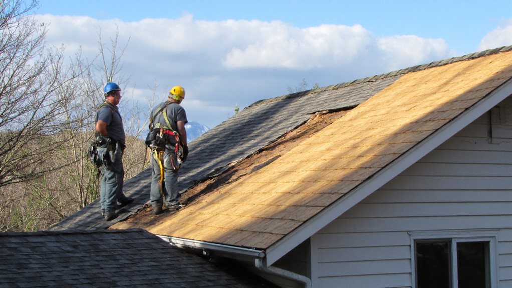 thorough roof inspection process