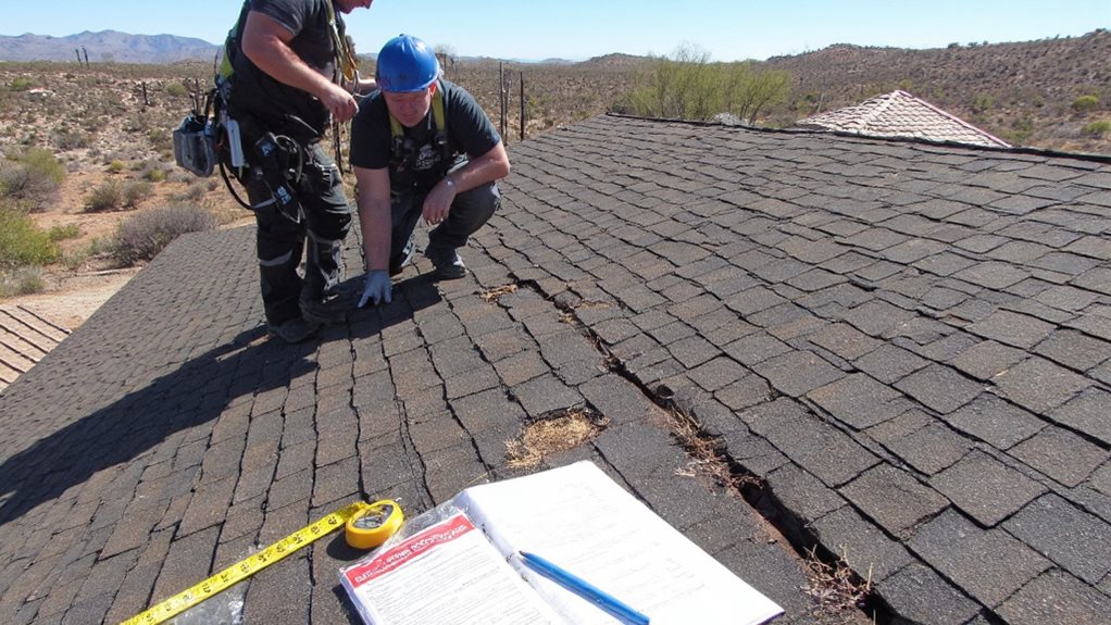 thorough roof inspection process