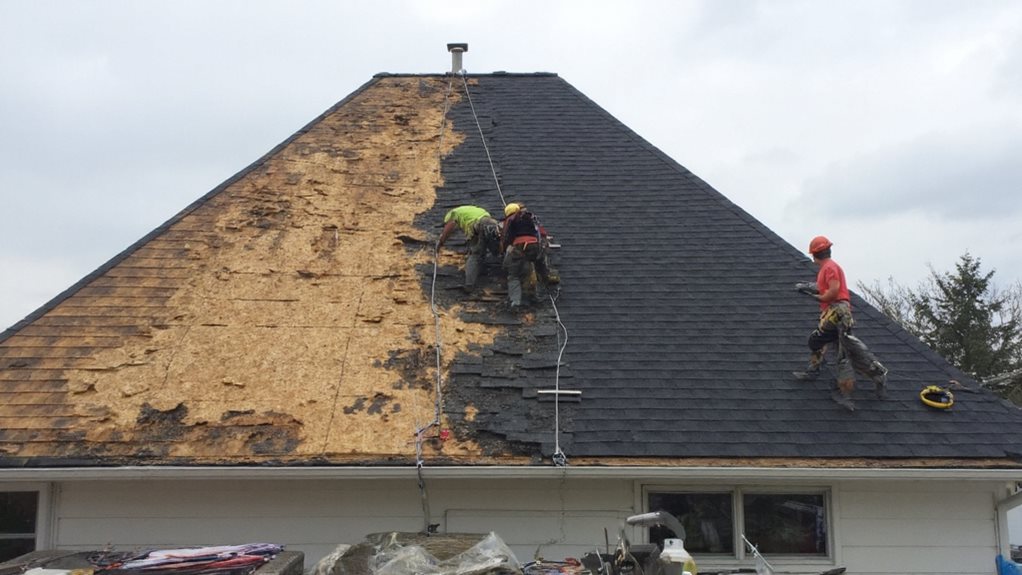 thorough roof inspection process